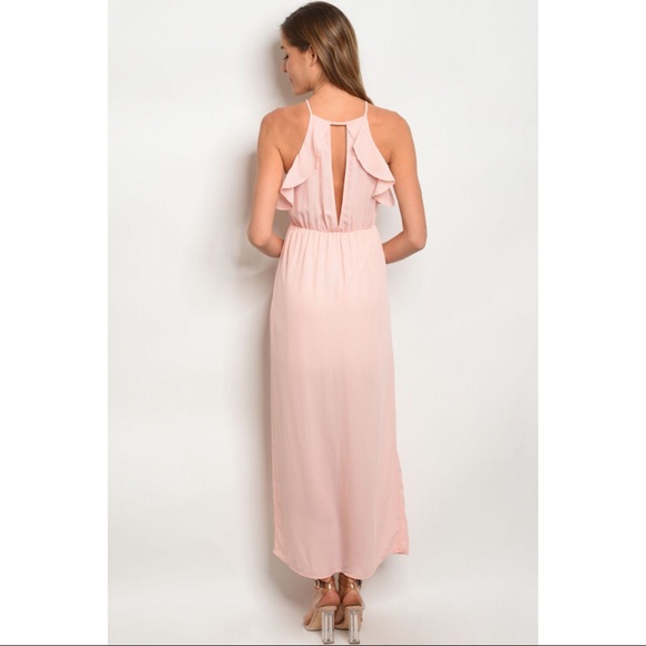 HOT SALES ❗️Gorgeous Sleeveless Peach Maxi - Picture 4 of 6